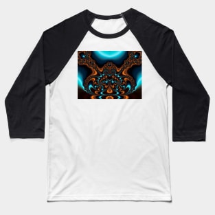 Fractal Crustacean Baseball T-Shirt